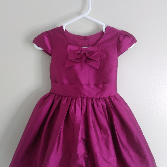 Mother's Care Burgundy Party Dress - Picture 2 of 7